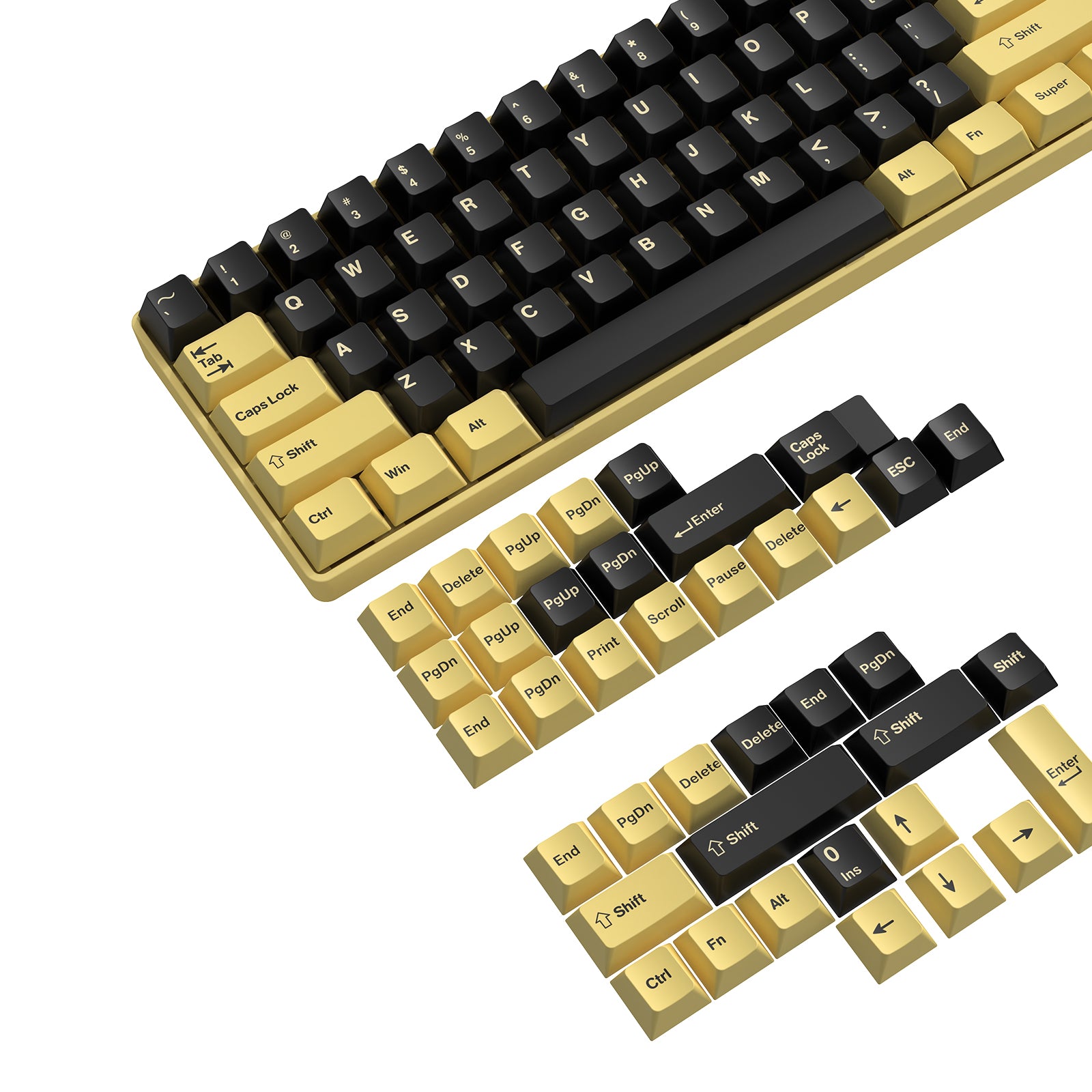PBT Keycaps Set | Ergonomic Cherry Profile & Durable